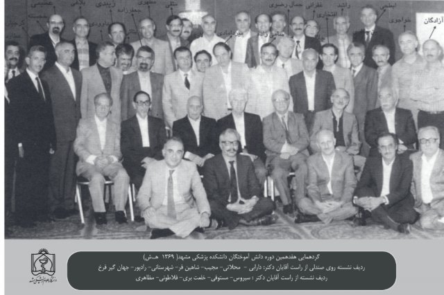 گردهمایی هفدهمین دوره دانش آموختگان دانشکده پزشکی مشهد - 1369