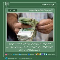 قوانین حمایت از خانواده و جوانی جمعیت