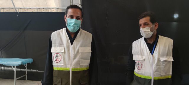 ارائه خدمات بهداشتی و درمانی به زائران پیاده امام رضا(ع) با همکاری بسیج جامعه پزشکی و بیمارستان قائم(عج)