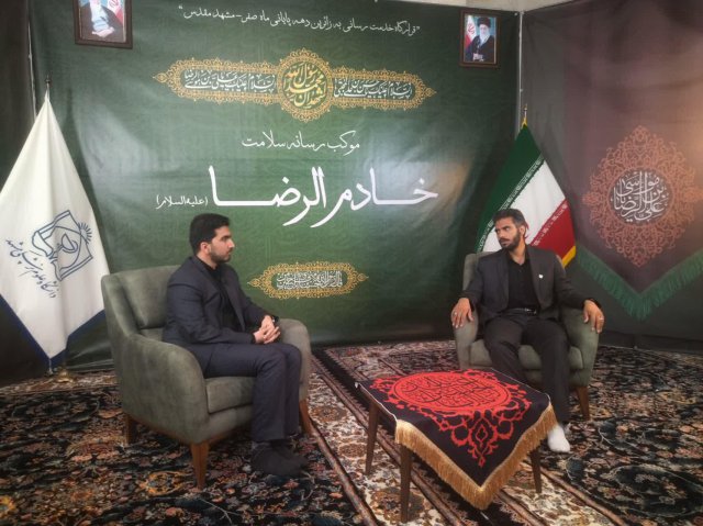 حضور مسئولین کشوری، استانی و دانشگاهی در موکب رسانه سلامت خادم الرضا(ع)