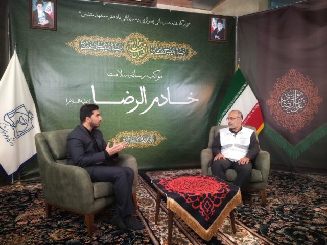 حضور مسئولین کشوری، استانی و دانشگاهی در موکب رسانه سلامت خادم الرضا(ع)