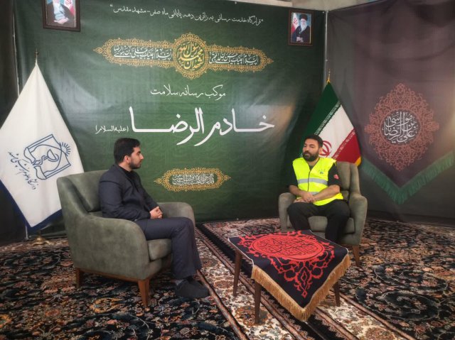 حضور مسئولین کشوری، استانی و دانشگاهی در موکب رسانه سلامت خادم الرضا(ع)