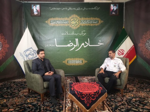 حضور مسئولین کشوری، استانی و دانشگاهی در موکب رسانه سلامت خادم الرضا(ع)