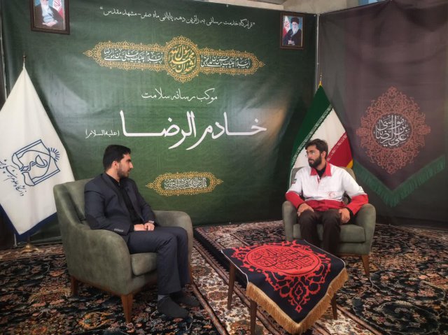 حضور مسئولین کشوری، استانی و دانشگاهی در موکب رسانه سلامت خادم الرضا(ع)