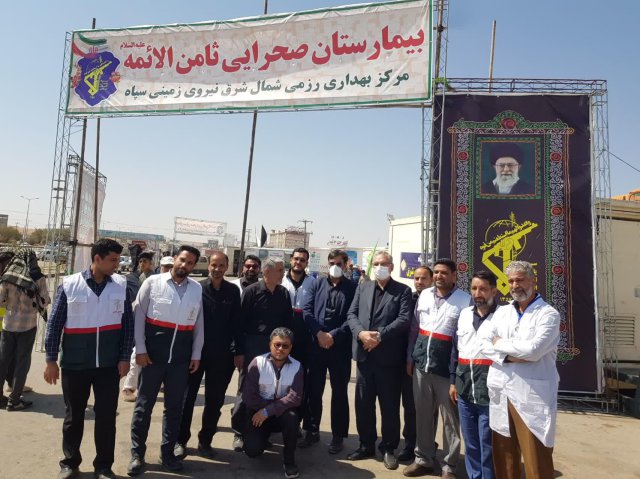 بازدید وزیر بهداشت از موکب ها و پایگاه های سلامت مسیر ملک آباد مشهد
