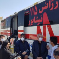 بازدید وزیر بهداشت از موکب ها و پایگاه های سلامت مسیر ملک آباد مشهد