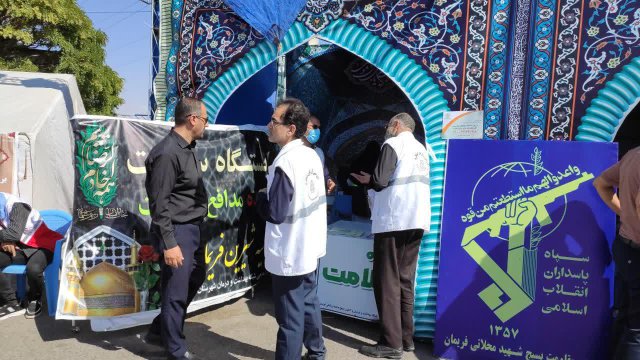 بازدید دکتر پناهی کارشناس مدیریت بازرسی ،ارزیابی عملکرد و پاسخگویی به شکایات دانشگاه از محور فریمان
