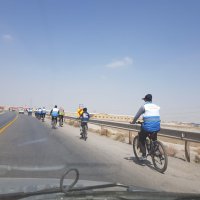 رکاب زنی دوچرخه سواران تایبادی تا مشهد مقدس