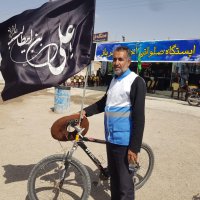 رکاب زنی دوچرخه سواران تایبادی تا مشهد مقدس