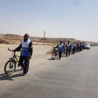 رکاب زنی دوچرخه سواران تایبادی تا مشهد مقدس