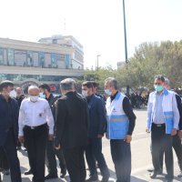 بازدید وزیر بهداشت و رئیس سازمان اورژانس کشور از ایستگاه‌های سلامت و پایگاه‌های اورژانس ۱۱۵ اطراف و داخل حرم مطهر رضوی