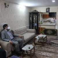 دیدار نوروزی رئیس دانشگاه و مدیر شاهد و ایثار گر با خانواده شهدای سلامت