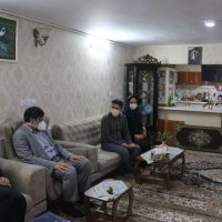 دیدار نوروزی رئیس دانشگاه و مدیر شاهد و ایثار گر با خانواده شهدای سلامت