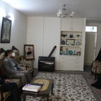 دیدار نوروزی رئیس دانشگاه و مدیر شاهد و ایثار گر با خانواده شهدای سلامت