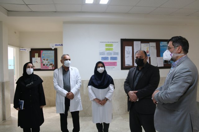 دیدار نوروزی رئیس دانشگاه ازمراکز بهداشتی