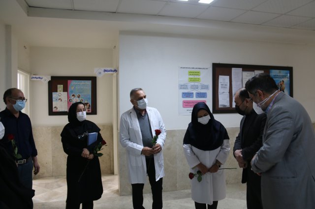 دیدار نوروزی رئیس دانشگاه ازمراکز بهداشتی