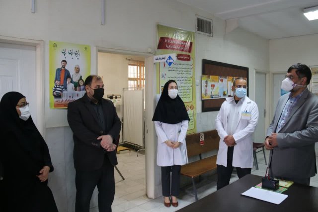 دیدار نوروزی رئیس دانشگاه ازمراکز بهداشتی