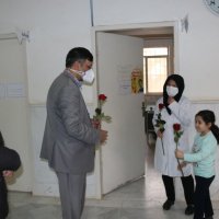 دیدار نوروزی رئیس دانشگاه ازمراکز بهداشتی
