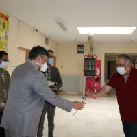 دیدارنوروزی رئیس دانشگاه باکارکنان اورژانس جاده ای