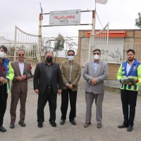 دیدارنوروزی رئیس دانشگاه باکارکنان اورژانس جاده ای