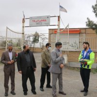 دیدارنوروزی رئیس دانشگاه باکارکنان اورژانس جاده ای