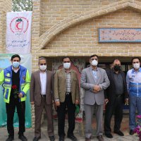 دیدارنوروزی رئیس دانشگاه باکارکنان اورژانس جاده ای