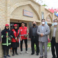 دیدارنوروزی رئیس دانشگاه باکارکنان اورژانس جاده ای