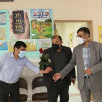 دیدارنوروزی رئیس دانشگاه باکارکنان اورژانس جاده ای