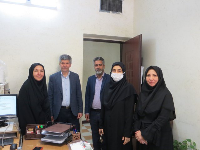 حضور رئیس و معاونین  دانشکده پرستاری و مامائی