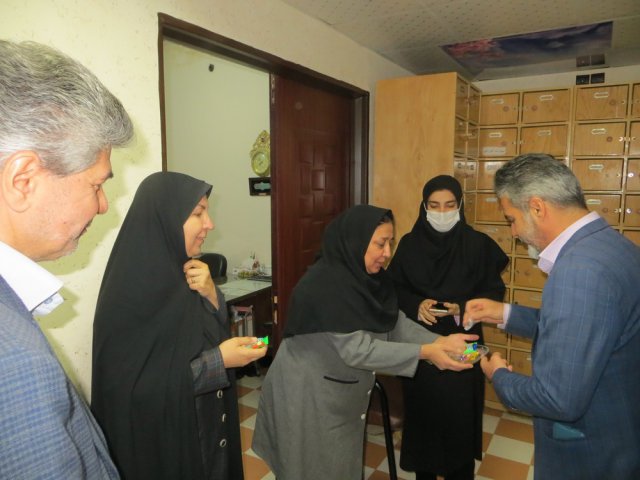 حضور رئیس و معاونین  دانشکده پرستاری و مامائی
