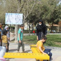 رونمایی از المان قدسنجی در پارک صادقیه