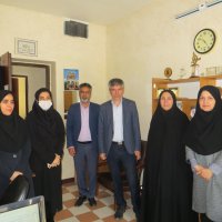 حضور رئیس و معاونین  دانشکده پرستاری و مامائی 