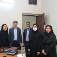 حضور رئیس و معاونین  دانشکده پرستاری و مامائی