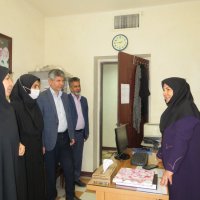 حضور رئیس و معاونین  دانشکده پرستاری و مامائی