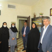 حضور رئیس و معاونین  دانشکده پرستاری و مامائی