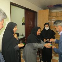 حضور رئیس و معاونین  دانشکده پرستاری و مامائی