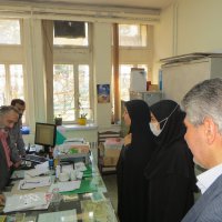 حضور رئیس و معاونین  دانشکده پرستاری و مامائی