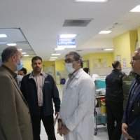 بازدید دکتر وحدتی معاون غذا و دارو از بیمارستان شهید هاشمی نژاد و امام حسین علیه السلام