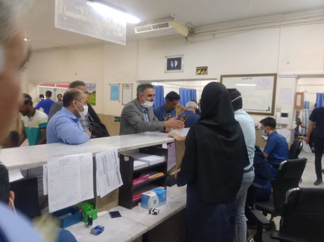 بازدید نوروزی دکتر صابری از بیمارستان خاتم النبیاء تایباد  