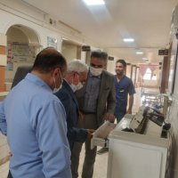 بازدید نوروزی دکتر صابری از بیمارستان خاتم النبیاء تایباد  