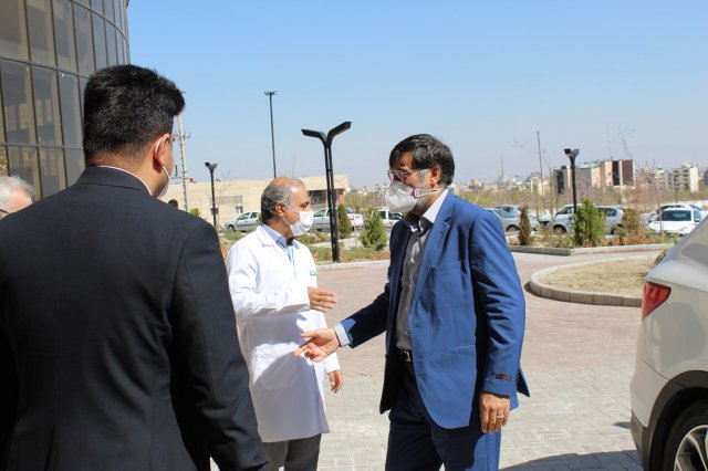 بازدید ریاست محترم دانشگاه از بیمارستان ولایت 