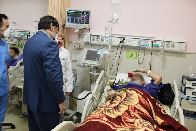 بازدید ریاست محترم دانشگاه از بیمارستان ولایت 