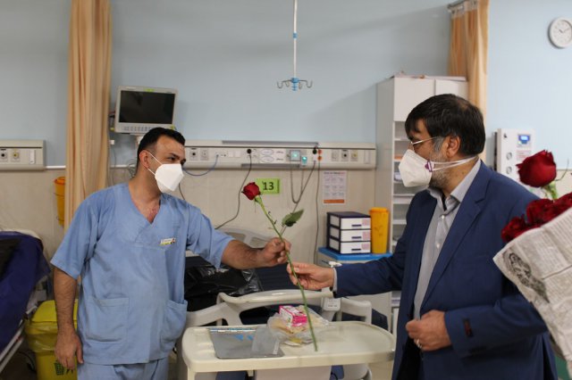 بازدید ریاست محترم دانشگاه از بیمارستان ولایت 