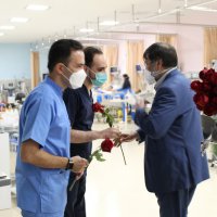 بازدید ریاست محترم دانشگاه از بیمارستان ولایت 