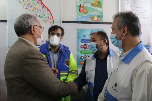 بازدید وزیر بهداشت و رئیس دانشگاه از پارک علم و فناوری سلامت 
