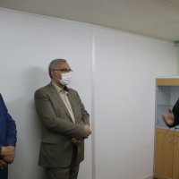 بازدید وزیر بهداشت و رئیس دانشگاه از پارک علم و فناوری سلامت 