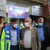 بازدید وزیر بهداشت و رئیس دانشگاه از پارک علم و فناوری سلامت 