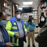 بازدید وزیر بهداشت و رئیس دانشگاه از پارک علم و فناوری سلامت 