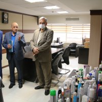 بازدید وزیر بهداشت و رئیس دانشگاه از پارک علم و فناوری سلامت 