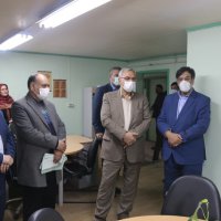 بازدید وزیر بهداشت و رئیس دانشگاه از پارک علم و فناوری سلامت 